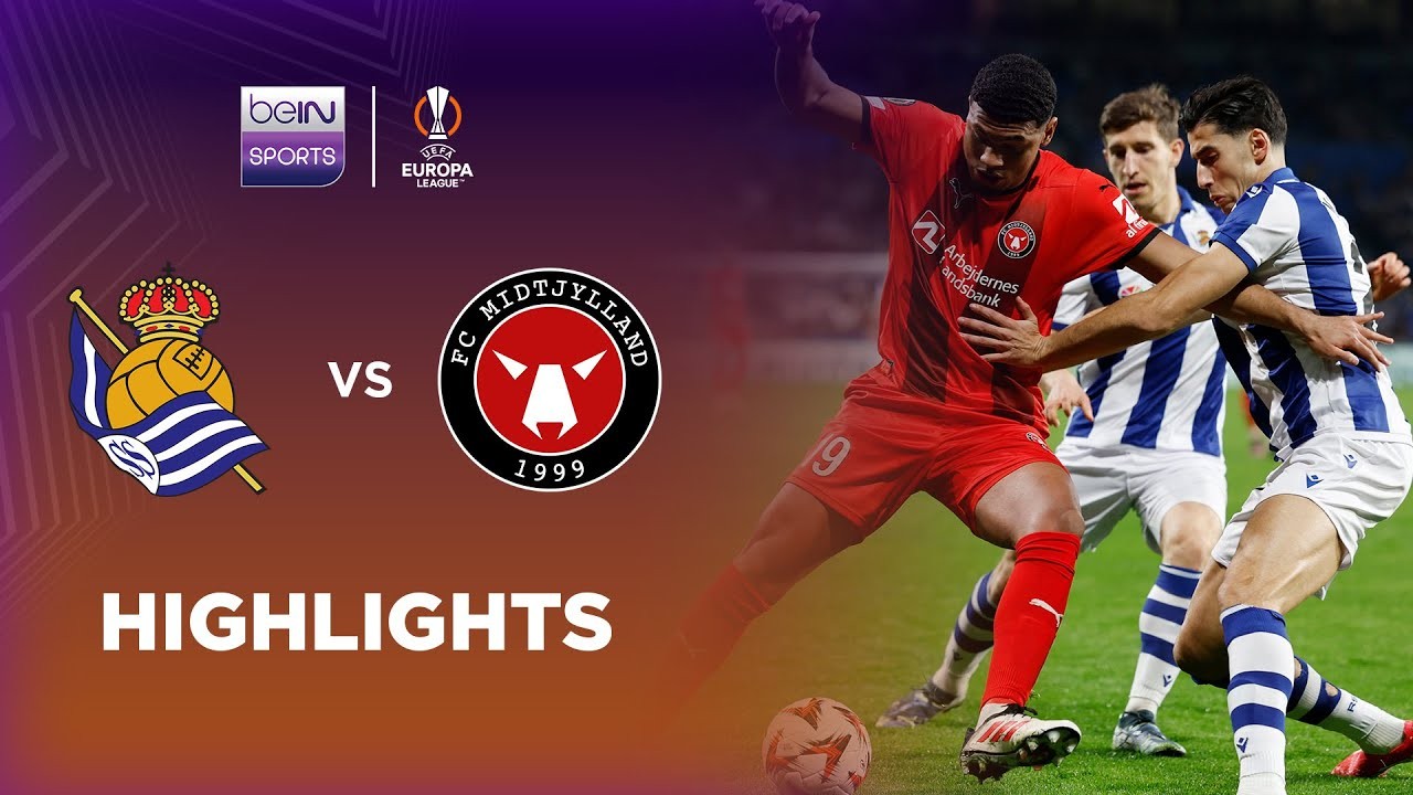 #ไฮไลท์ฟุตบอล [ เรอัล โซเซียดาด 5 - 2 มิดทิลแลนด์ ] ยูฟ่า ยูโรป้า ลีก (รอบเพลย์ออฟ)นัดสอง 2025/21.2.68